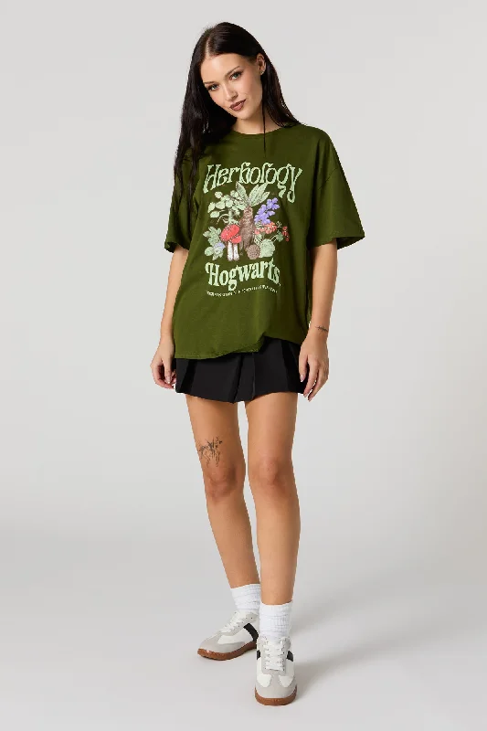 Herbology Hogwarts Graphic Boyfriend T-Shirt