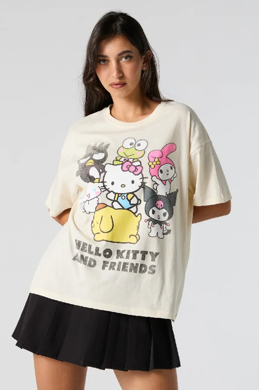 Hello Kitty And Friends Graphic Boyfriend T-Shirt