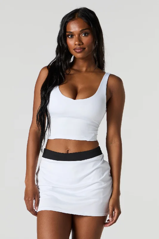 Active Push Up Cropped Bra Tank