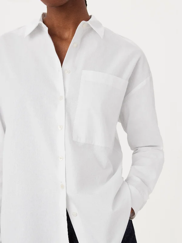 The Loose Kapok Shirt in Bright White