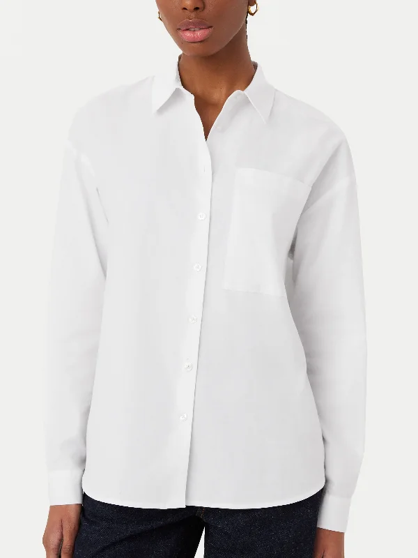 The Loose Kapok Shirt in Bright White