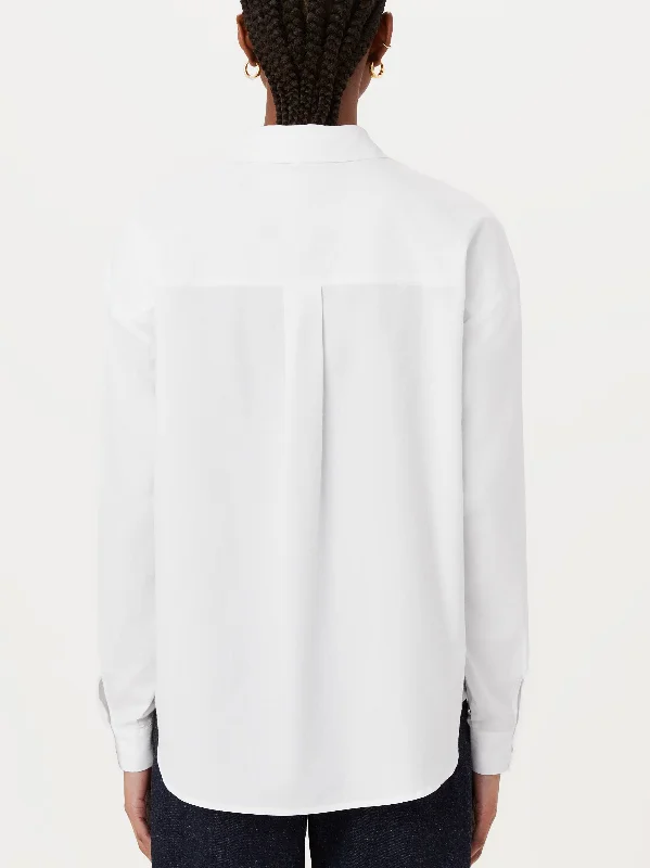 The Loose Kapok Shirt in Bright White