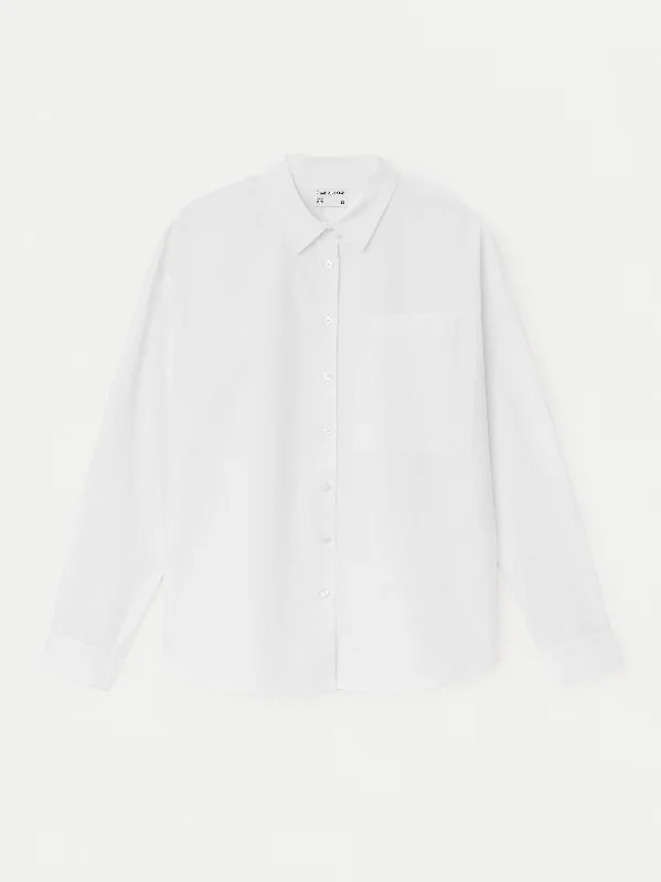 The Loose Kapok Shirt in Bright White