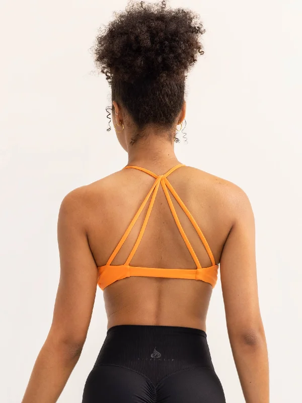 Activate Twist Sports Bra - Tangerine