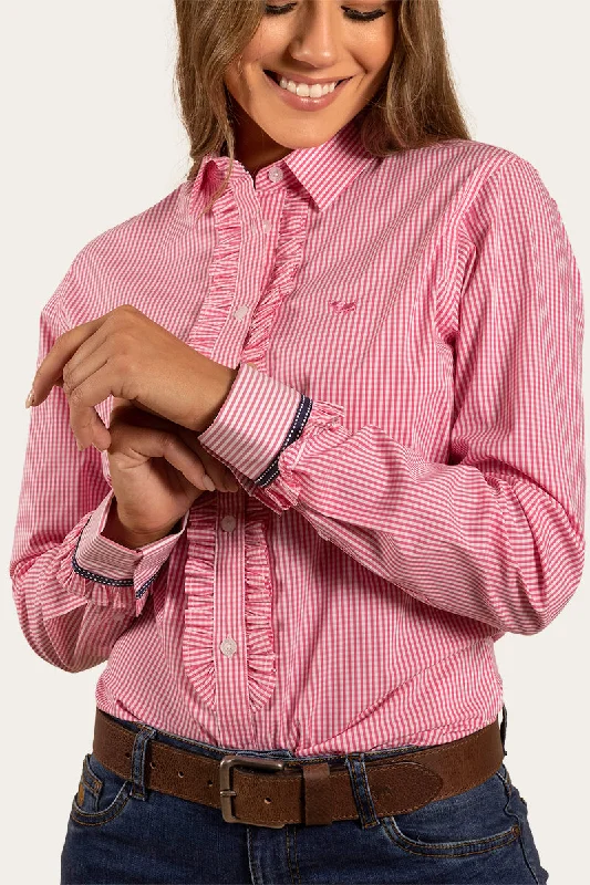 Ainsley Womens Dress Shirt - Peach