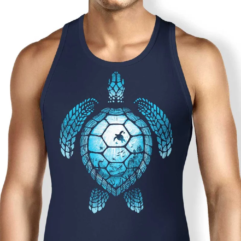 Turtle Silhouette - Tank Top