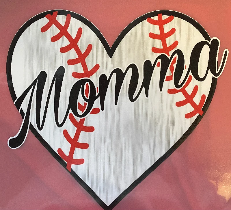 Baseball momma heart