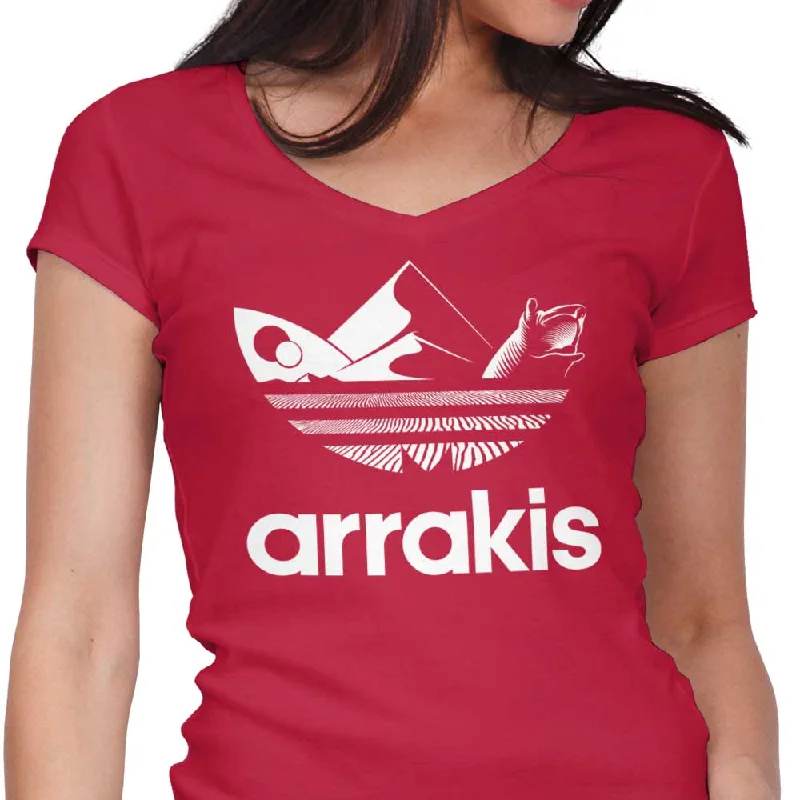 Women's V-Neck / Red / S