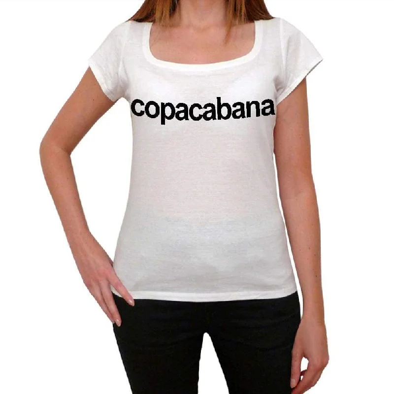 Copacabana Tourist Attraction Women's Short Sleeve Scoop Neck Tee 00072