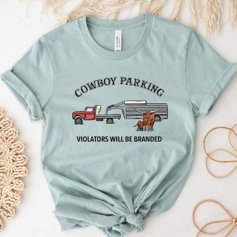 Cowboy Parking T-Shirt (XS-4XL) - Multiple Colors!