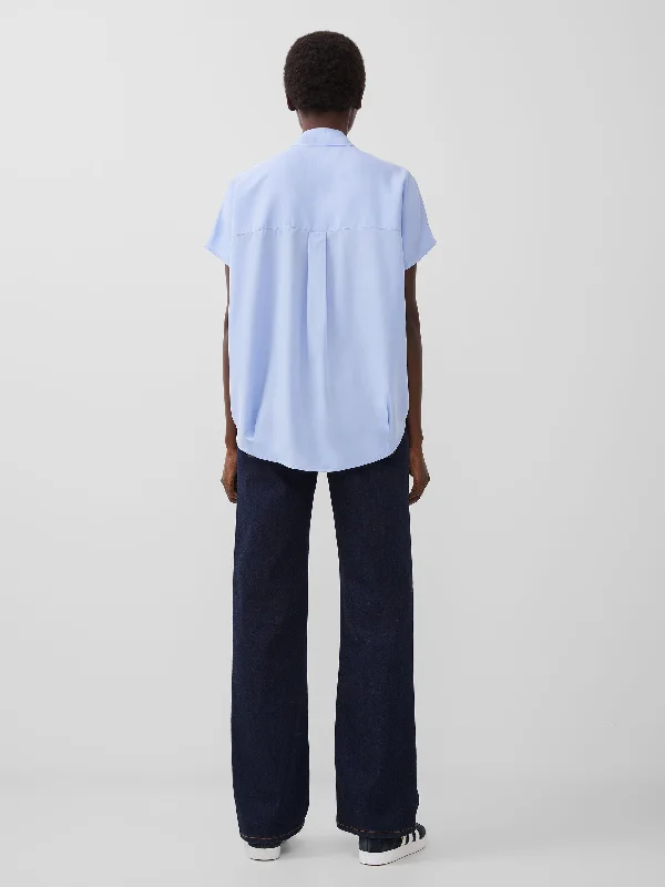 Crepe Light Recycled Popover Shirt