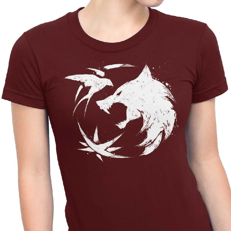 Women's Premium T-Shirt / Maroon / S