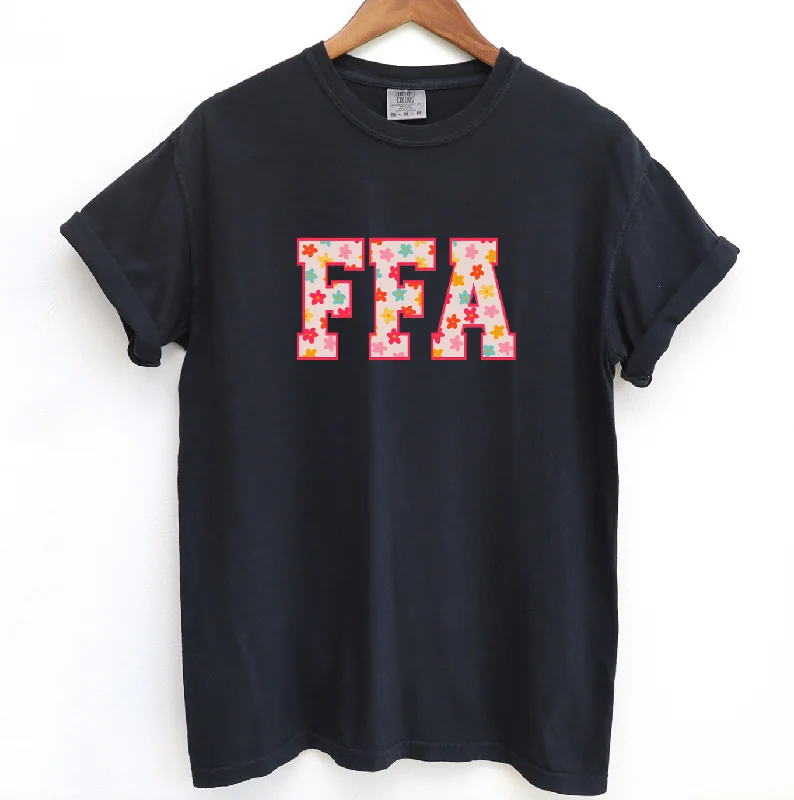 FFA Floral ComfortWash/ComfortColor T-Shirt (S-4XL) - Multiple Colors!