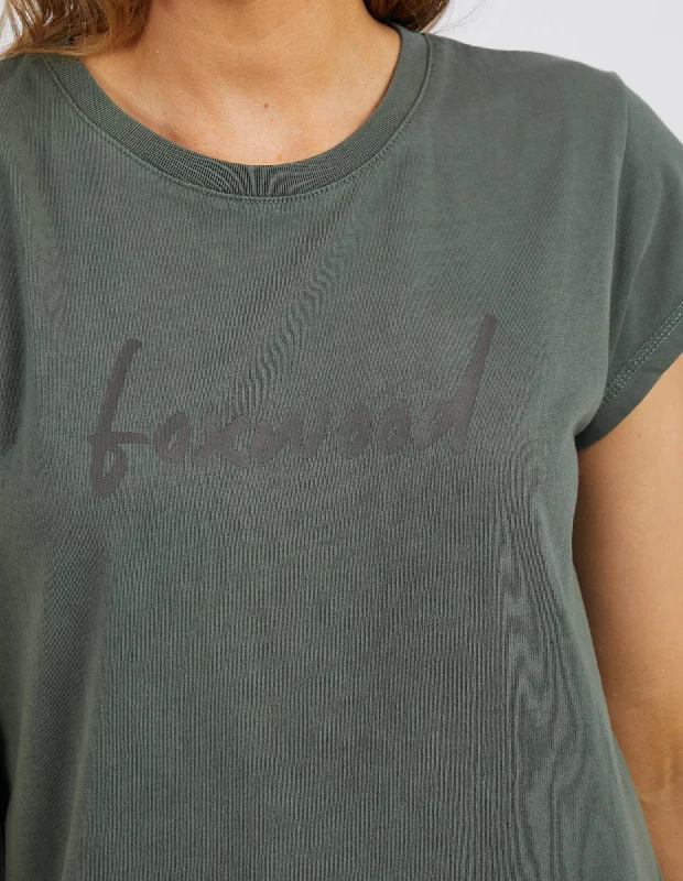 Foxwood Signature Tee Dress Khaki