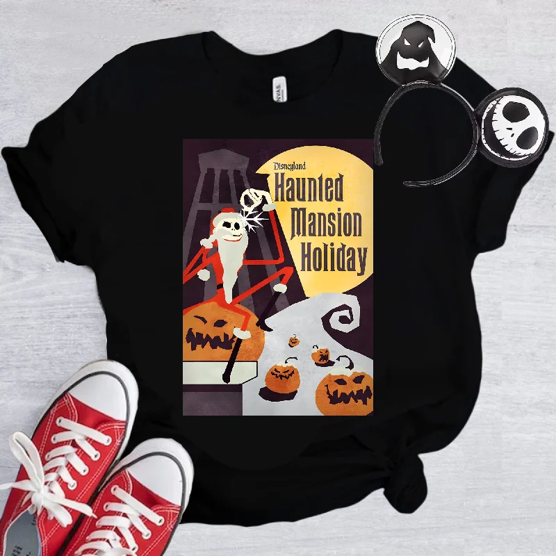 Haunted Mansion Holiday Overlay Unisex T-Shirt