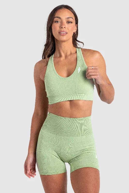 Hyperflex 2 Crop - Pastel Green