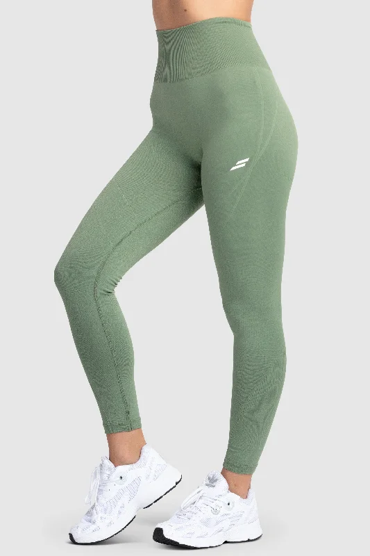 Hyperflex 2 Leggings - Soft Khaki Green