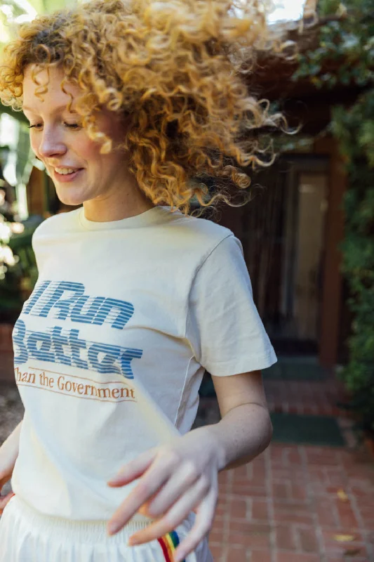 I RUN Better Than the Government | Unisex Crewneck