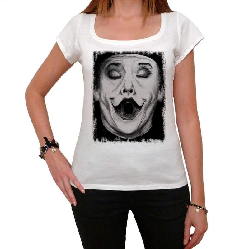 Joker Face, Tshirt, White Women's T-shirt 00163