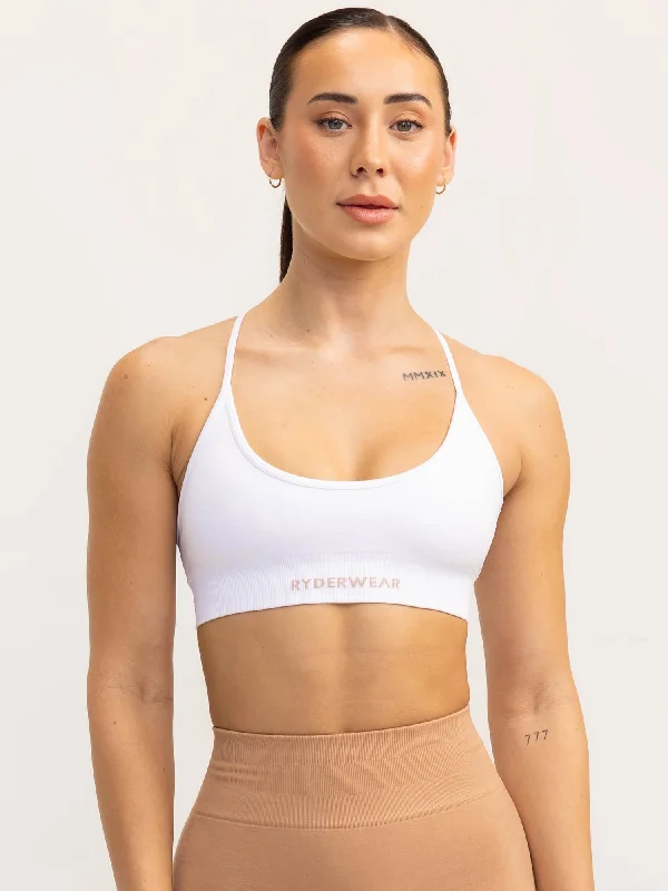 Lift 2.0 Seamless Sports Bra - White