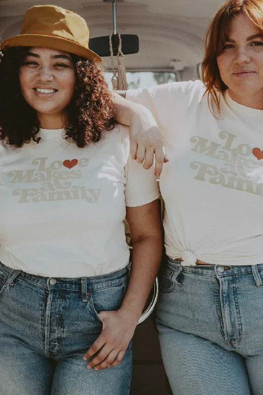 Love Makes a Family | Unisex sizes XS, L, XL are left