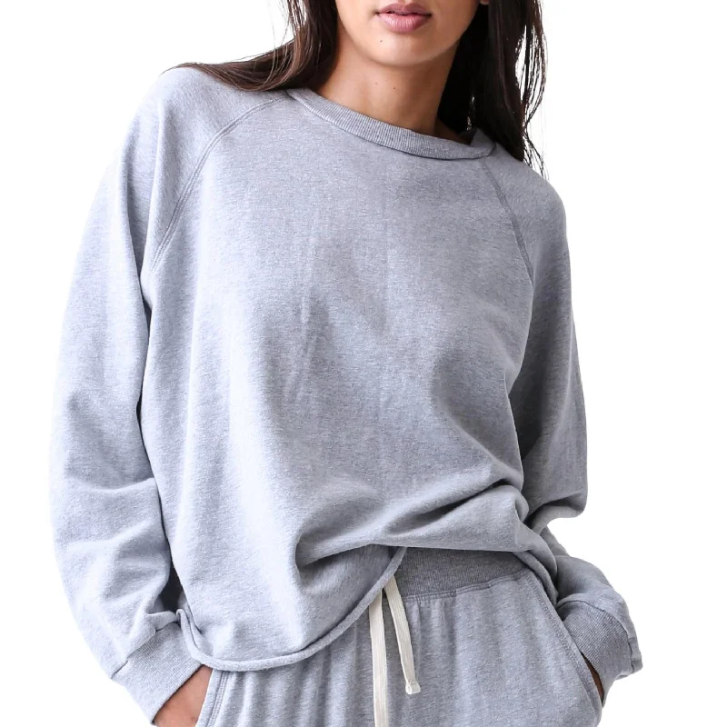 Maya Sweatshirt In Heather Grey