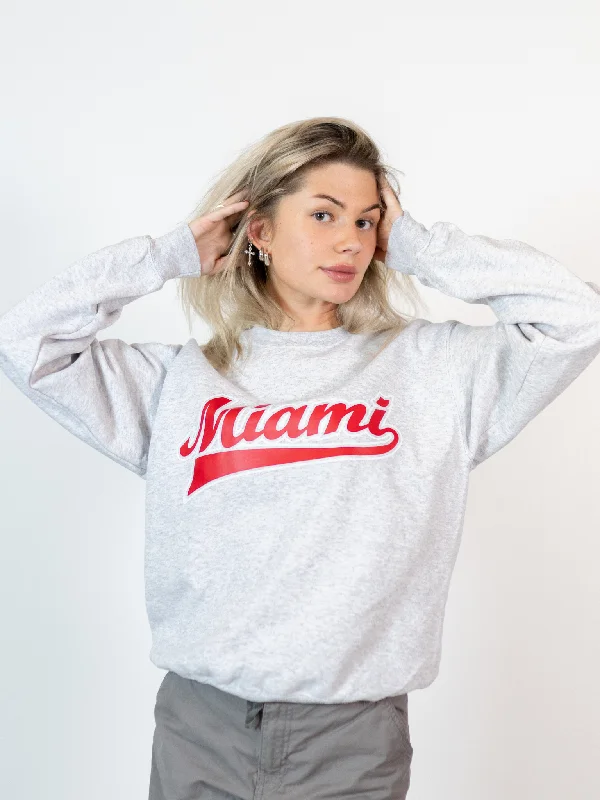 MIAMI SPORT SWEAT - GRÅ