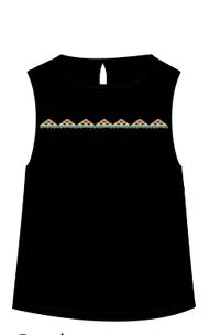 Petal Vest - Black