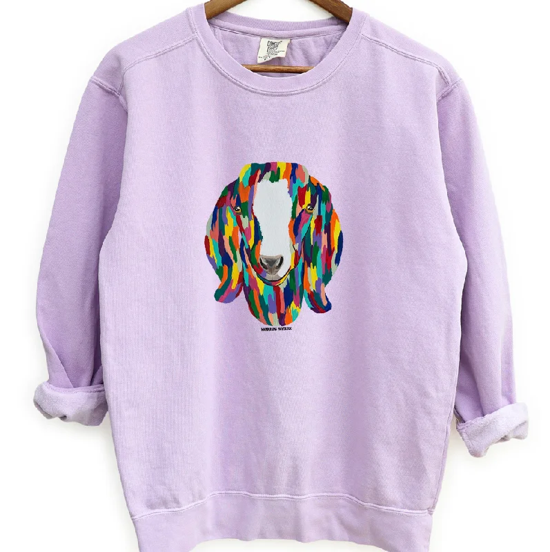 Rainbow Goat Crewneck (S-3XL) - Multiple Colors!