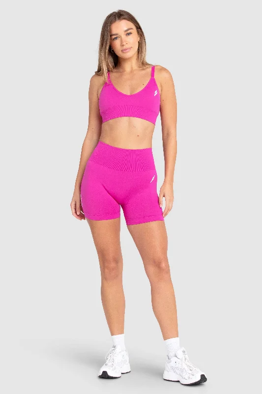 Scrunch 2 Seamless Shorts - Hot Pink