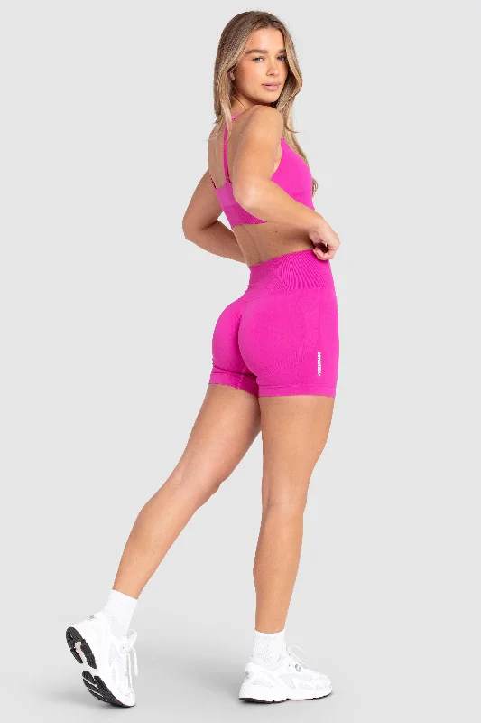 Scrunch 2 Seamless Shorts - Hot Pink