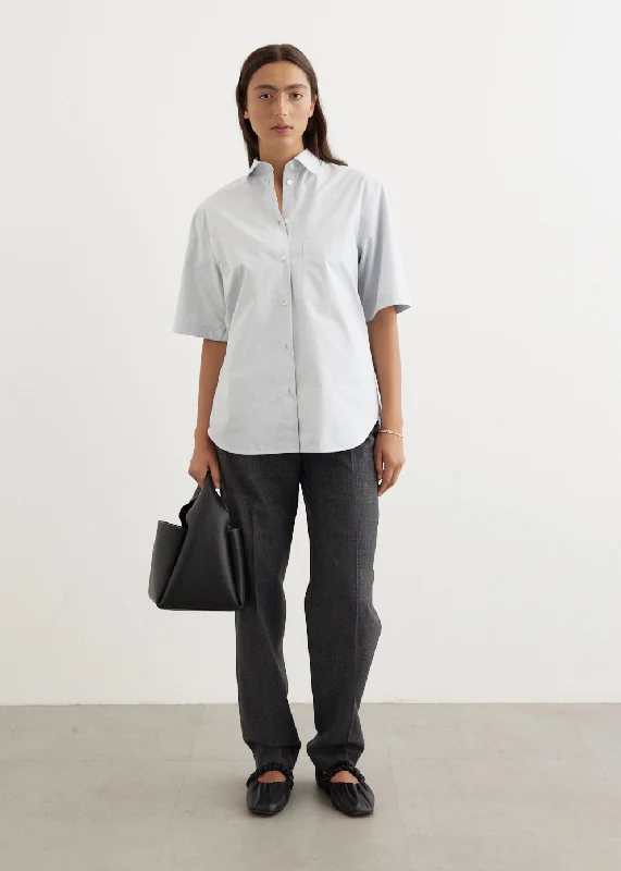 Short-Sleeve Poplin Shirt