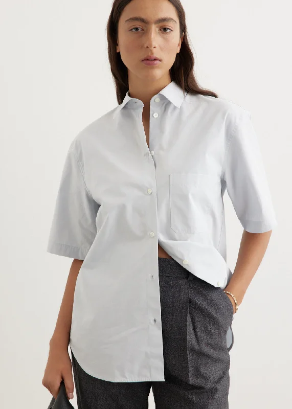 Short-Sleeve Poplin Shirt