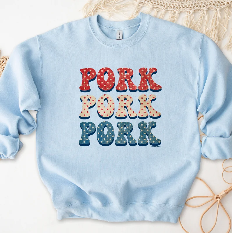 Star Pork Crewneck (S-3XL) - Multiple Colors!