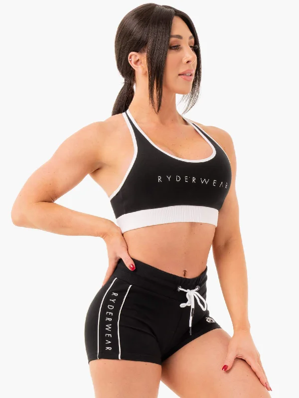 Track Sports Bra - Black