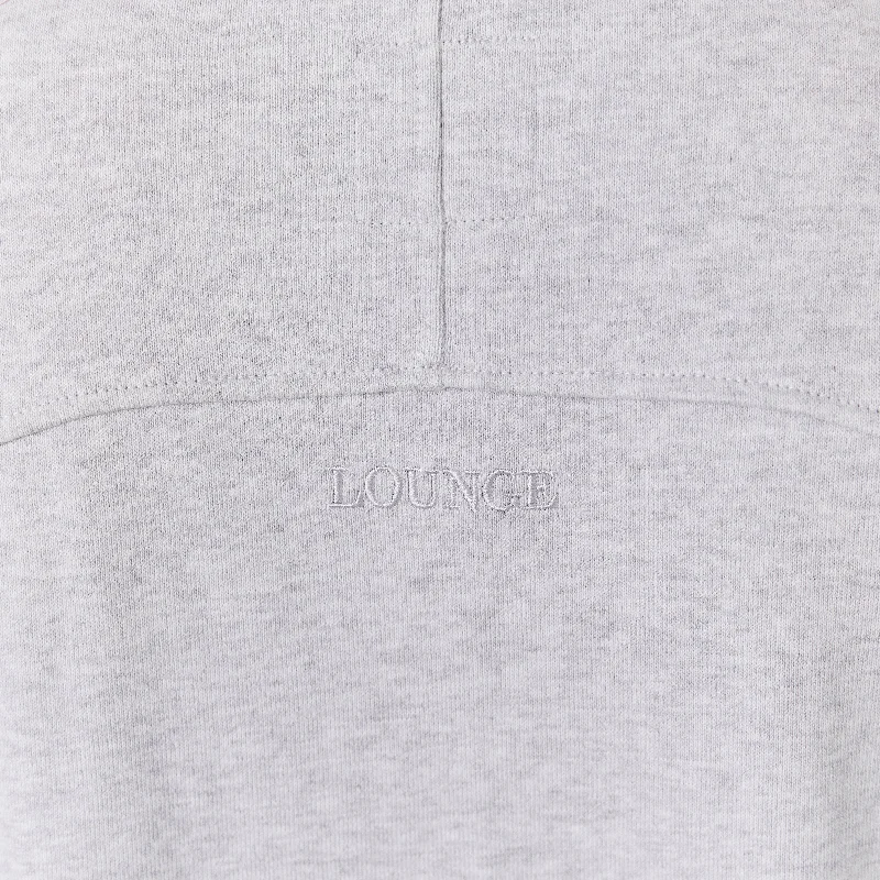 Varsity Crew Neck Jumper - Frost Melange