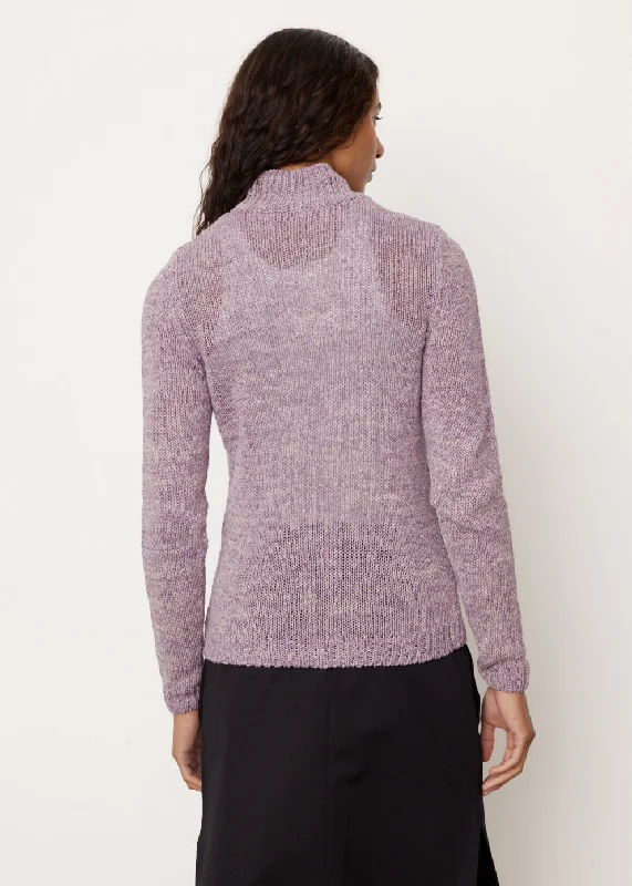 Natural-Dye High-Neck Knit