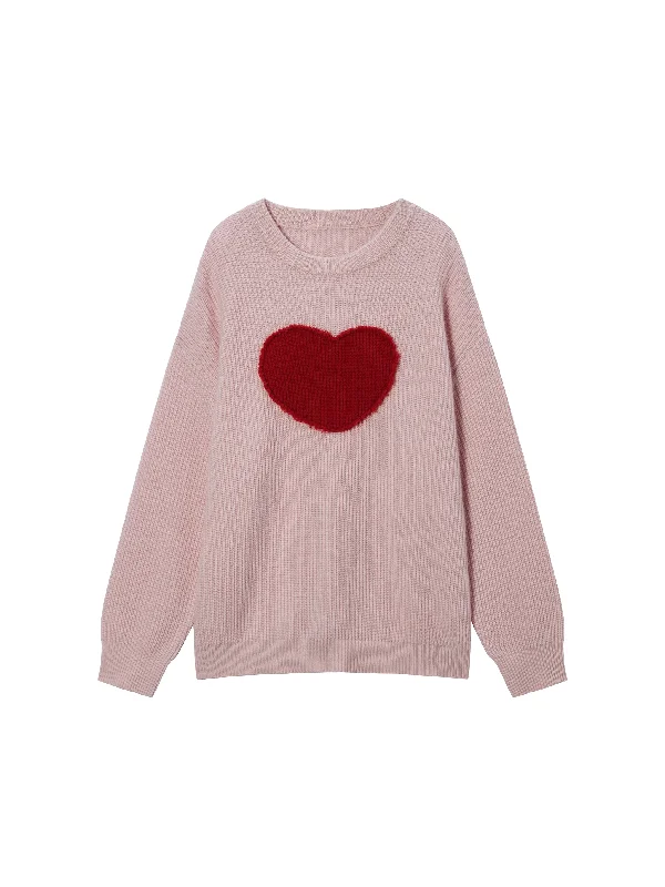 Big Heart' Cashmere Crewneck