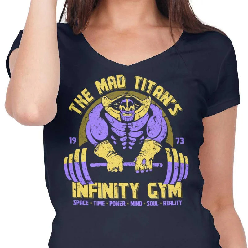 Women's Premium V-Neck / Navy / S