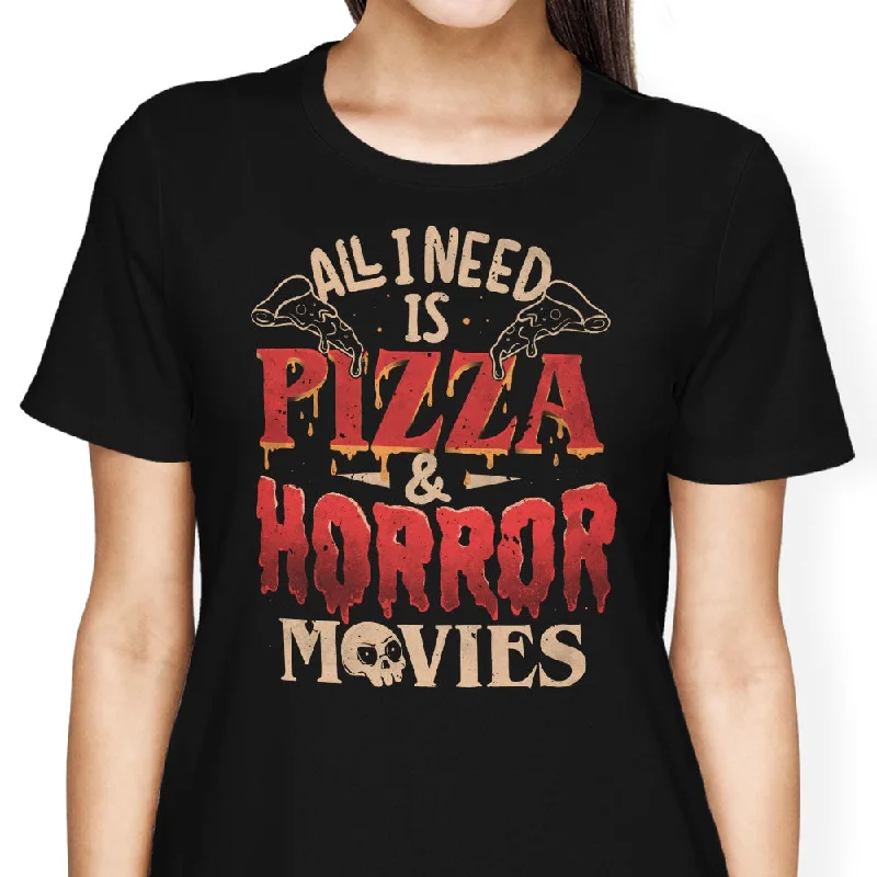 Pizza and Horror - Women's Apparel