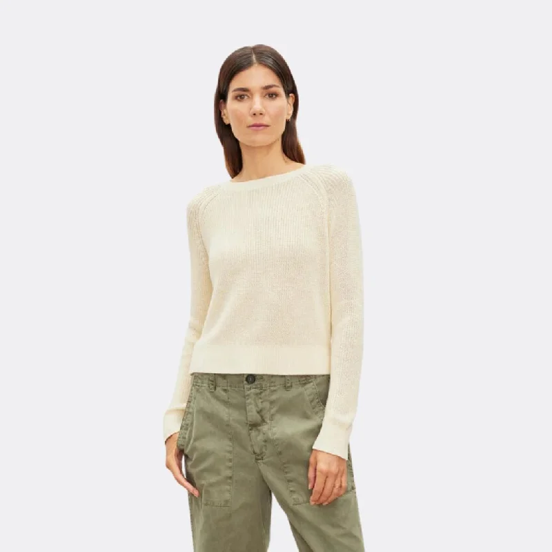 Karly Textured Sweater (Cream)