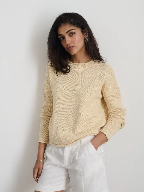 Mariner Rollneck Sweater In Cotton