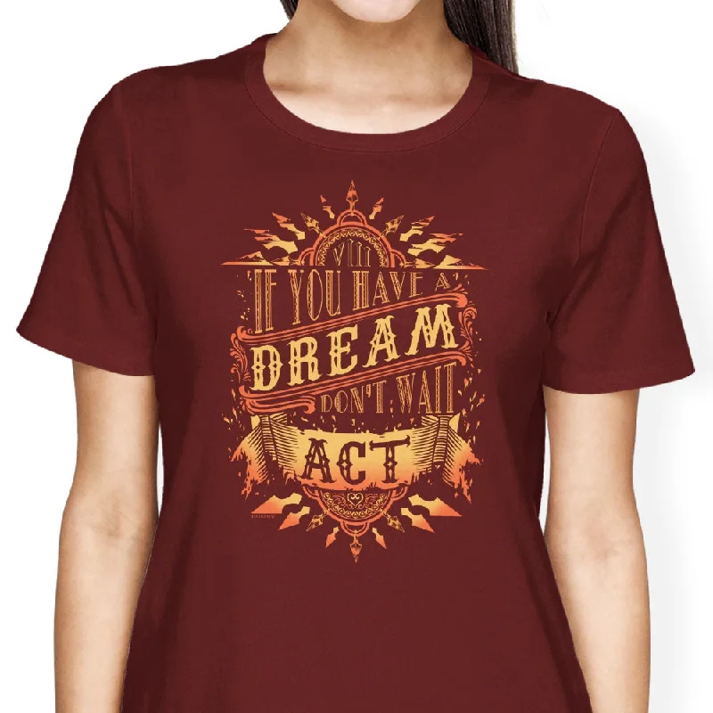 Women's T-Shirt / Maroon / S