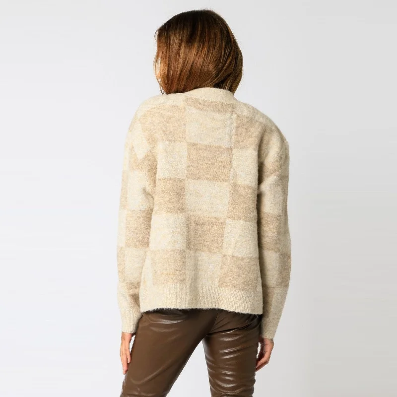 Sweater Cardigan (Oatmeal)