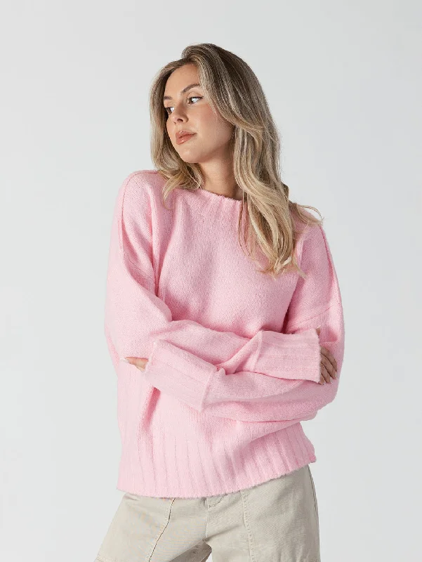 Tanya Sweater - Rose Pink