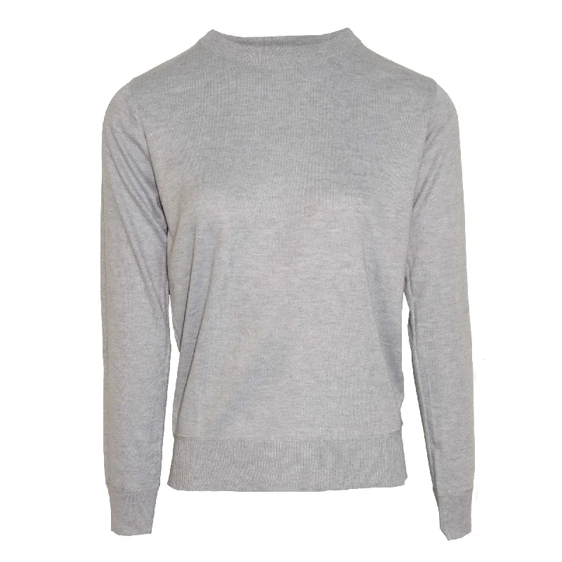 Tru Soft Touch Crew Neck Ladies Jumper - Grey