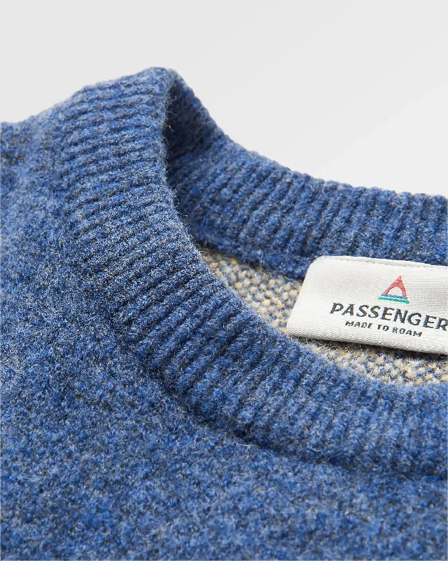 Vista Recycled Knitted Jumper - Dark Denim