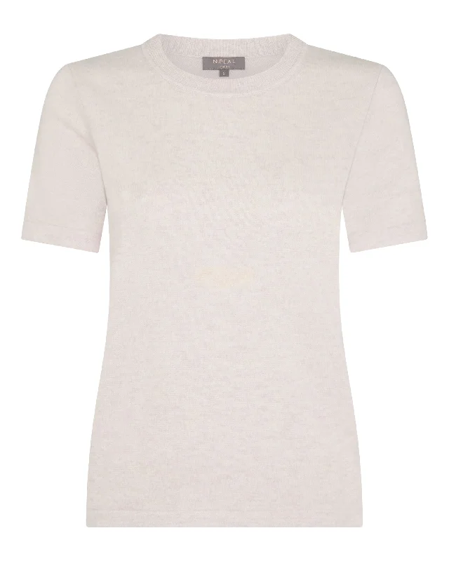 Women's Lottie Cashmere T-Shirt Frost White